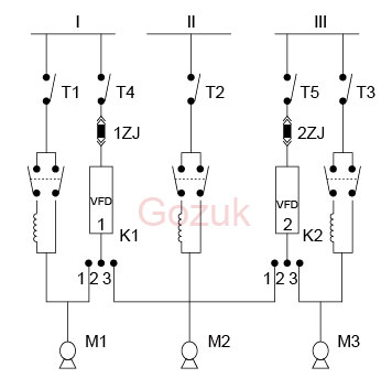 vfd wiring with aerostatic press